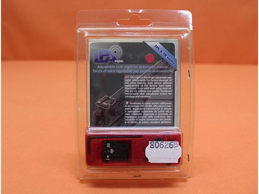 LPA. SIG Sauer : viseur micrométrique LPA (TPU25SS18) pour pistolets Sig Sauer Classic P220/P225/P226/P228/P229/P239, SP2009