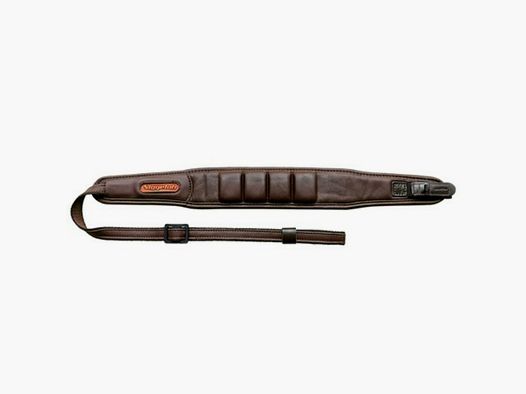 Correa portafusil ap. rápida Niggeloh Premium Paddy acolchada Marrón
