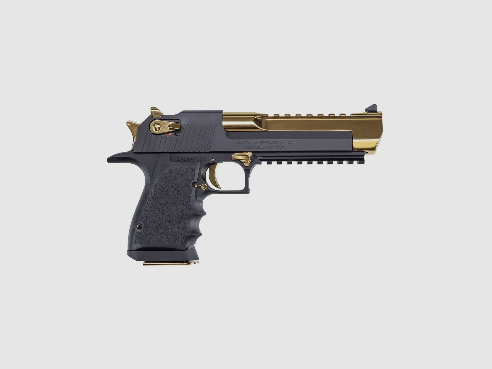 Pistola Desert Eagle Alu Nera/Oro Calibro .44 Mag 6"