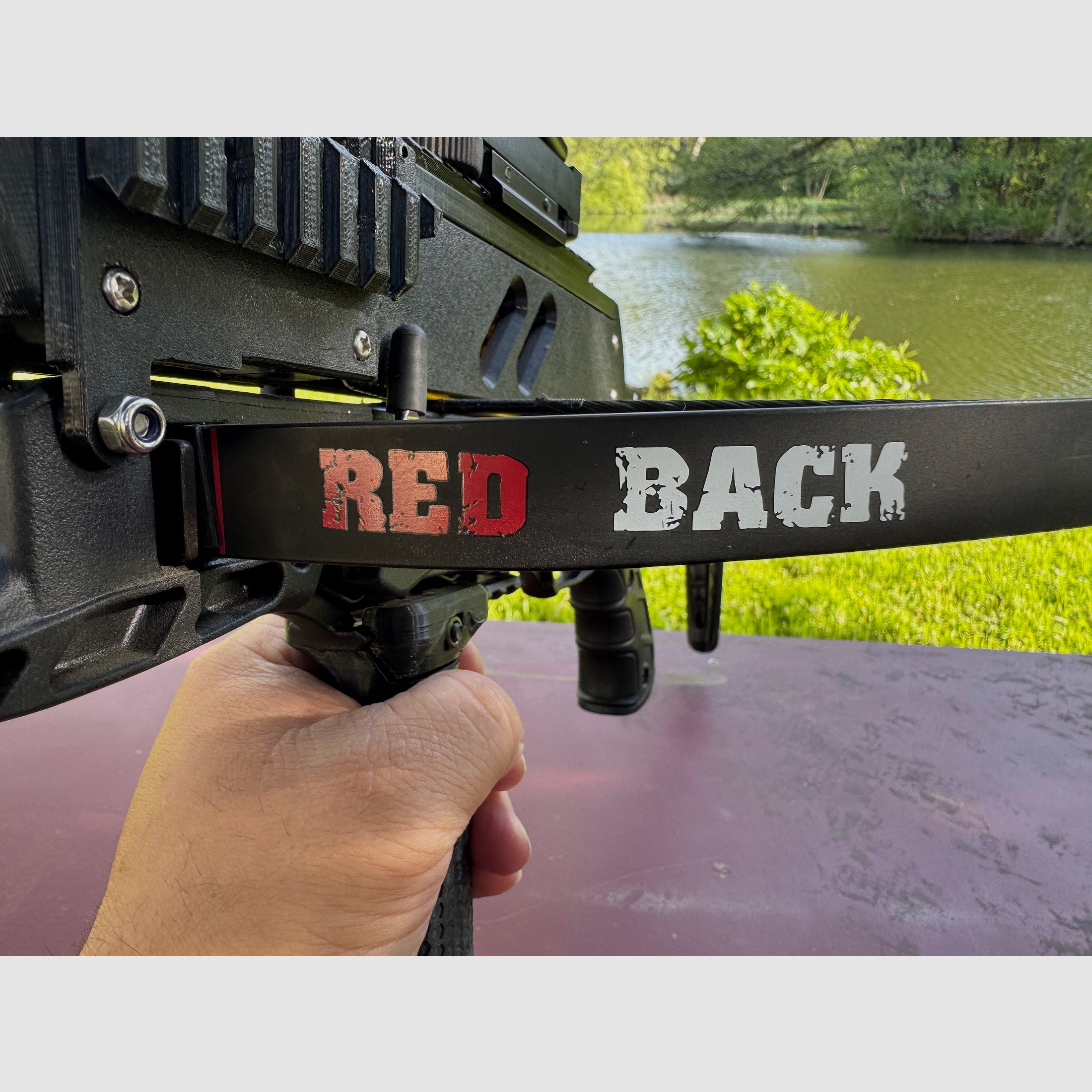 Repetierarmbrust mit 6 Schuß Magazin 80lbs, Man Kung Alligator 2, Redback