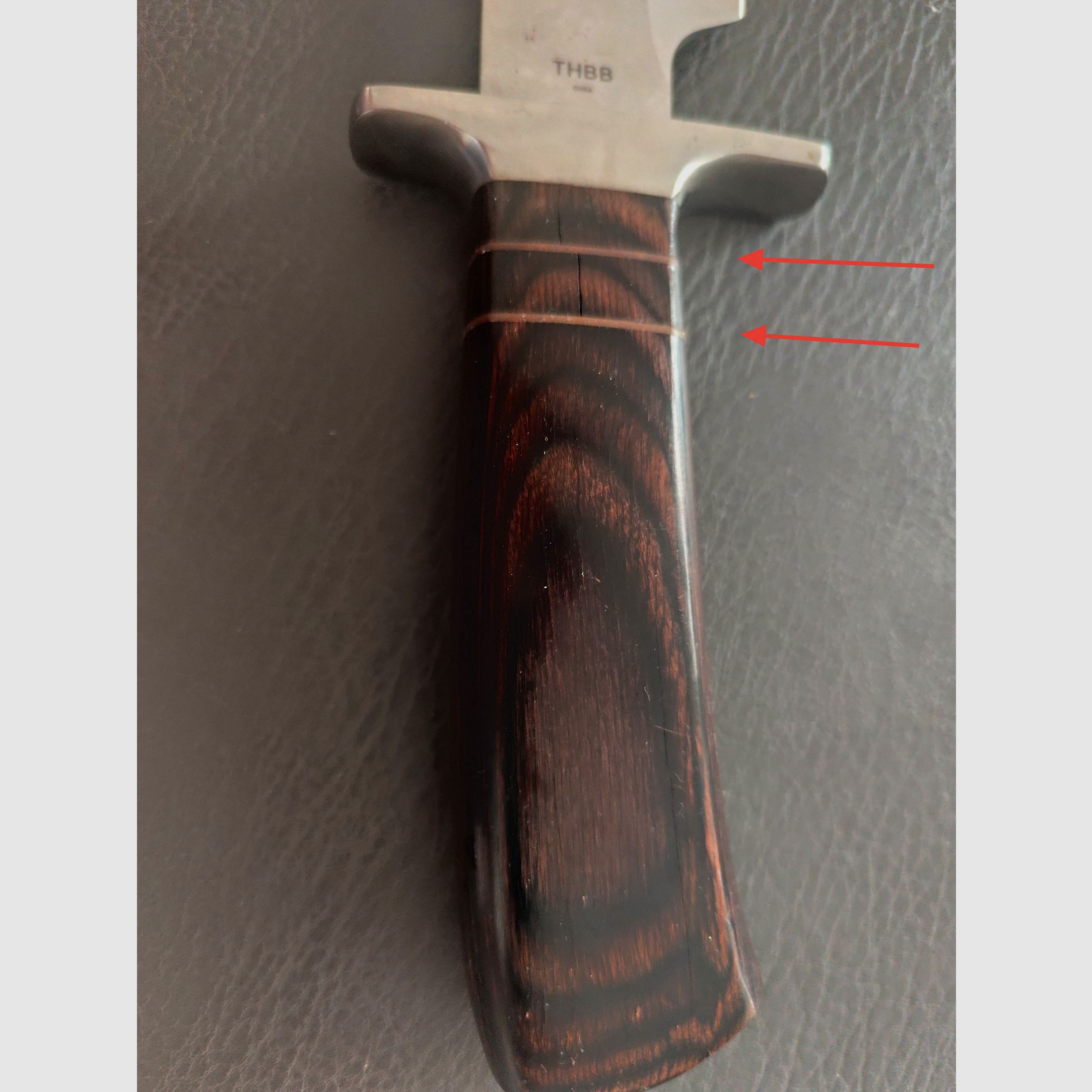 Smith and Wesson Texas Hold'em Bowiemesser 440c