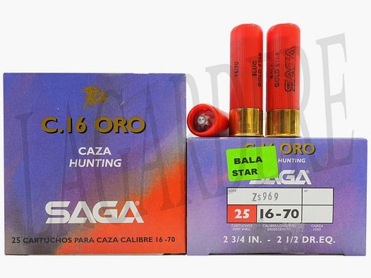 SAGA BALA GOLD STAR (Patrone)