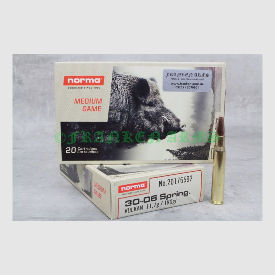 Norma Vulkan .30-06 Spr. 180gr. 11,7g 20 Stück Staffelpreis