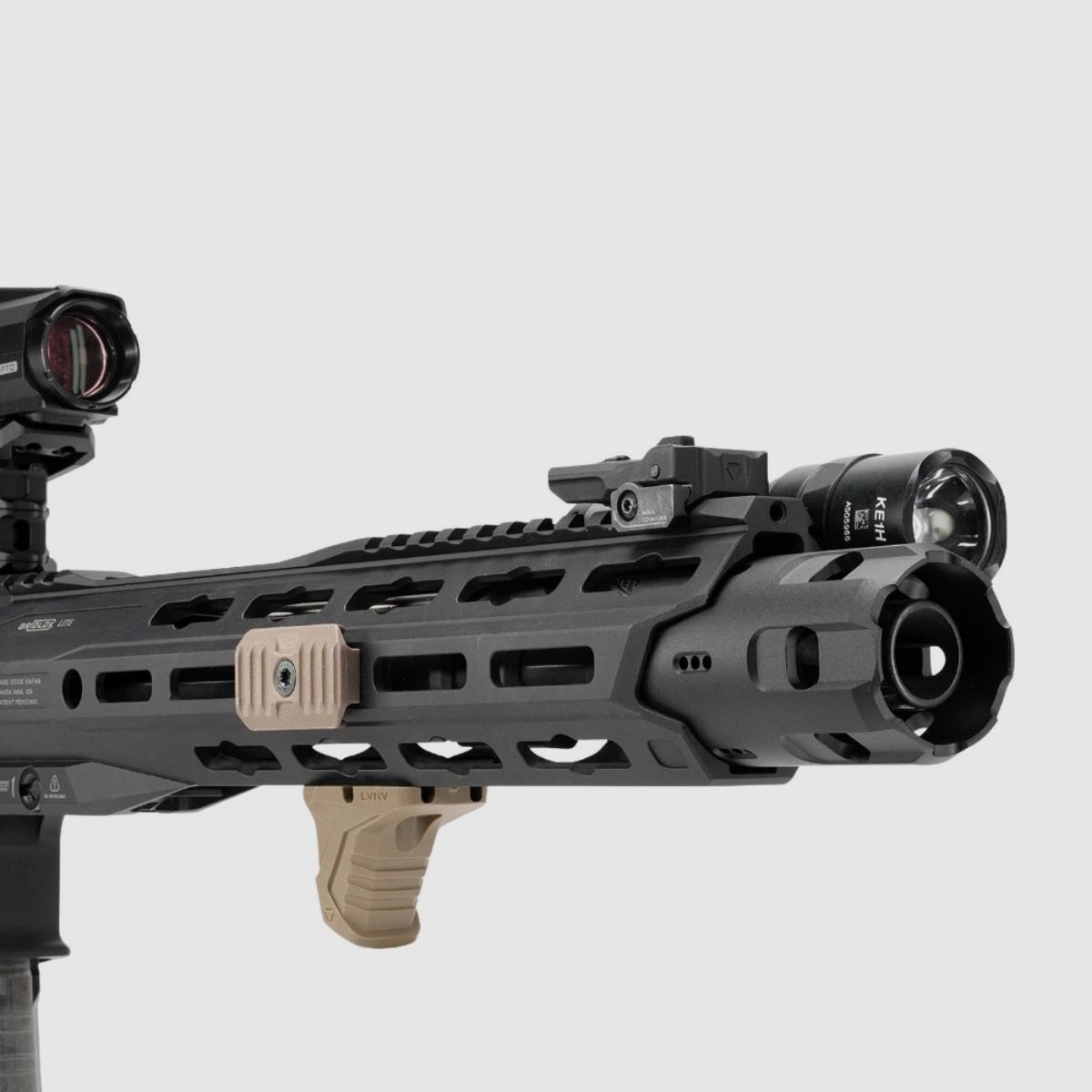 Strike Industries - Dispositif de bouche Oppressor LITE V2 - Noir - SI-BS-OPPL-BK, image 10 sur 12