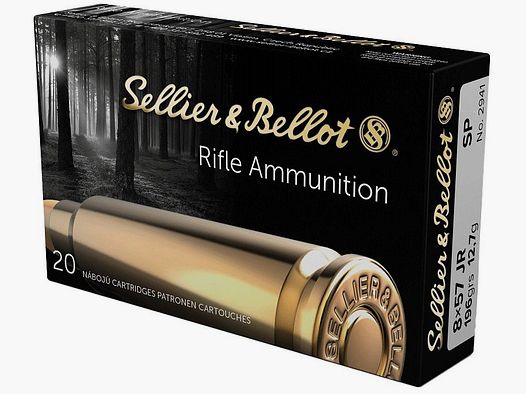 SELLIER & BELLOT CARTOUCHES SB 8X57JR SP 12,7