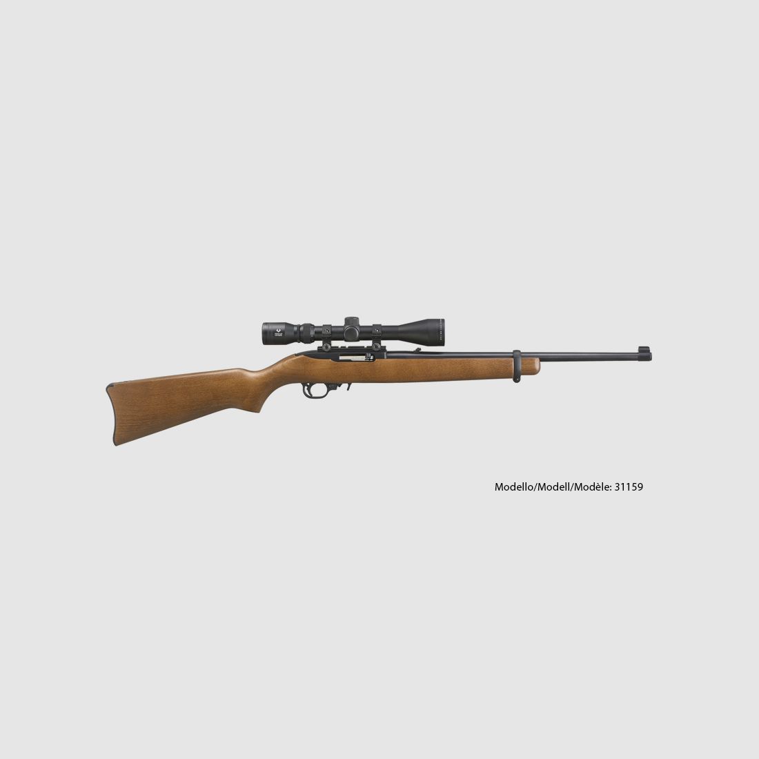 Ruger – Halbauto / 10/22 Carabine / 18.5 / 10 Schuss / Satin Black & Hardwood / .22lr
