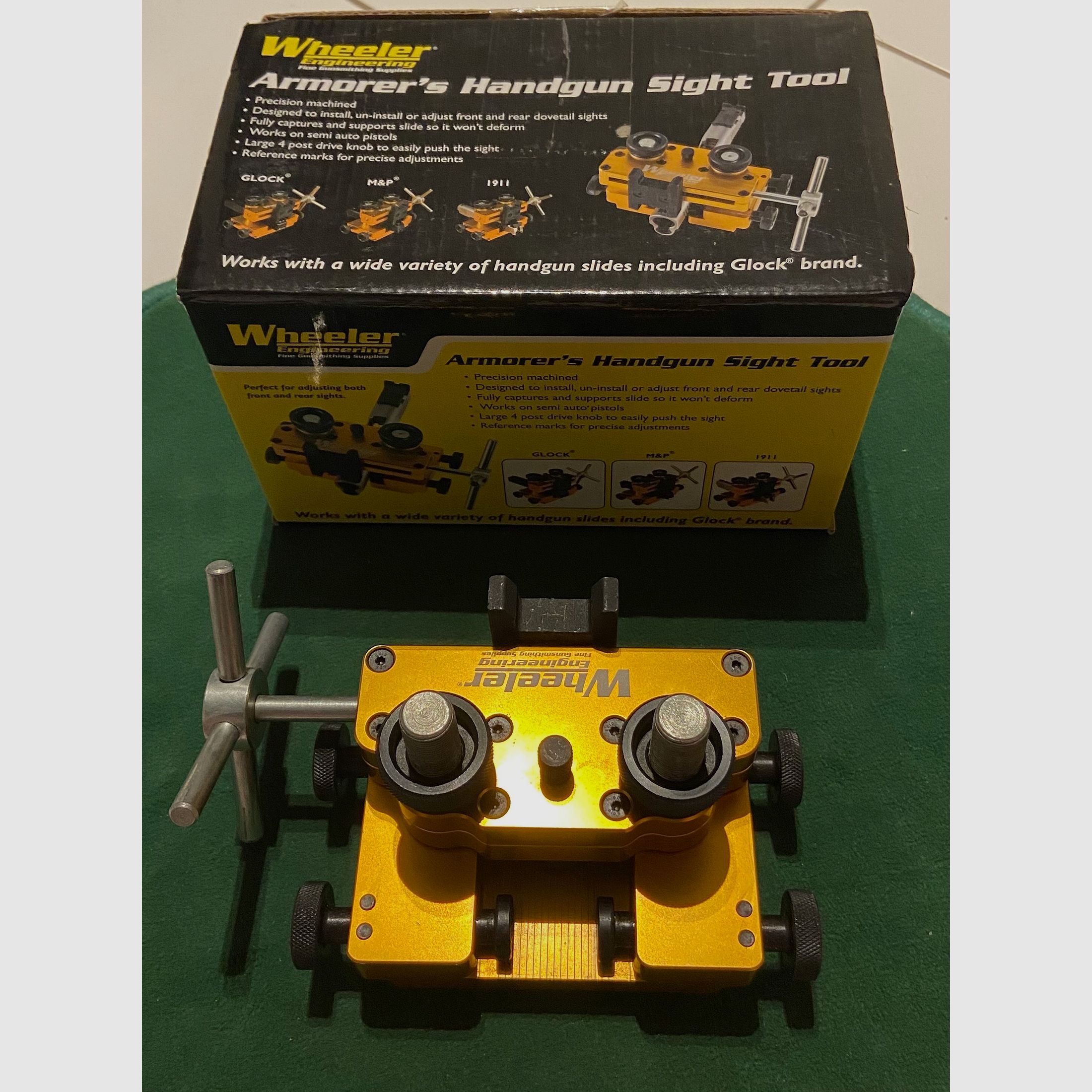 Montagewerkzeug für Visierungen & Zielfernrohre  - Sight Movers - Wheeler Armorers Handgun Sight Tool