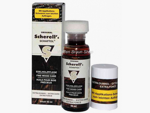Original Scherell´s SCHAFTOL extra dunkel