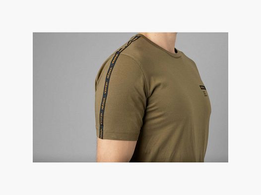 T-SHIRT HARKILA LOGO BAND S/S DARK ANTIQUE BRONZE (10295)