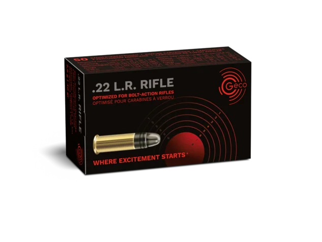 GECO Munition Kal. .22 LR LBF RIFLE, Packung mit 50 Stück