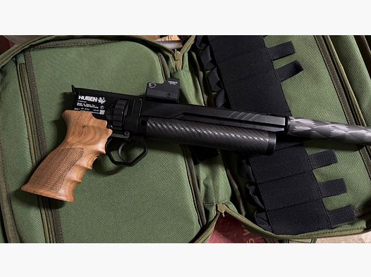 Huben GK1 con silenziatore, Red Dot e versione esportazione: ponticello del grilletto con Picatinny