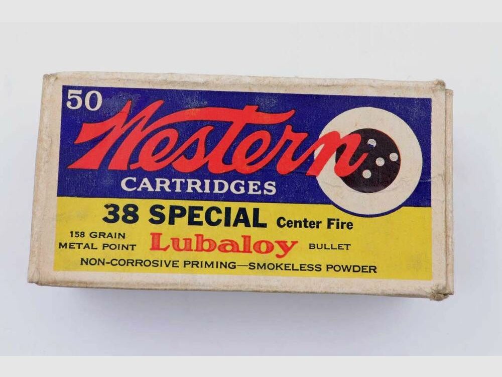 Wester Cartridge Company, USA Revolver ammunition .38 Special