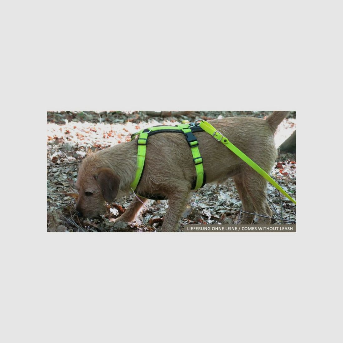 AKAH Hundegeschirr Tracker neongelb