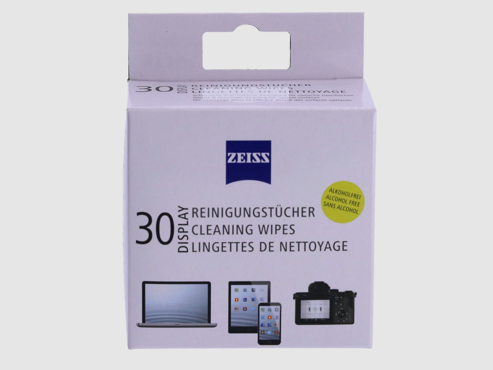 Lingettes nettoyantes humides ZEISS, image 1 sur 5