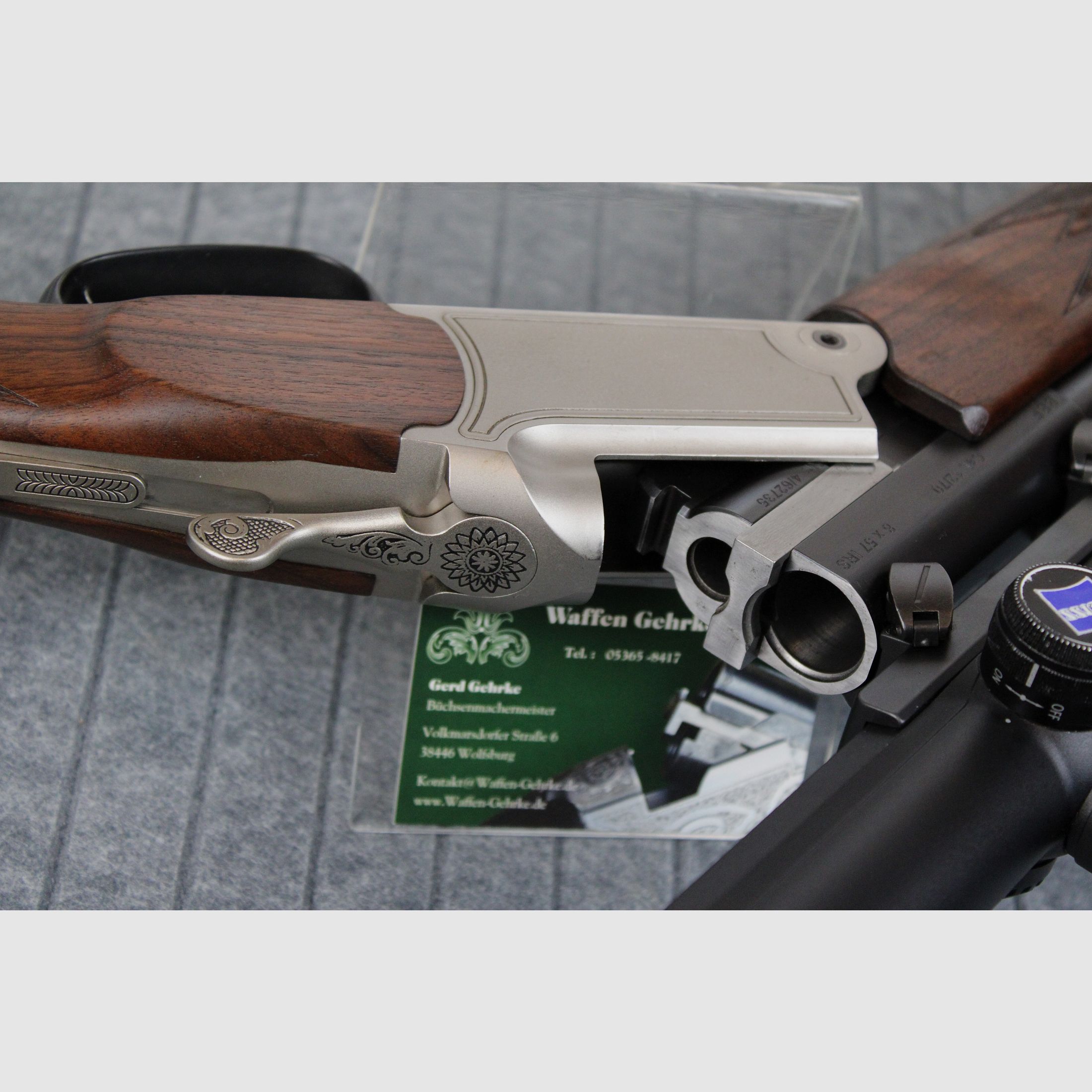 Blaser Bockbüchsflinte BBF 95 8X57IRS - 12/70 - Zeiss 3-12X56