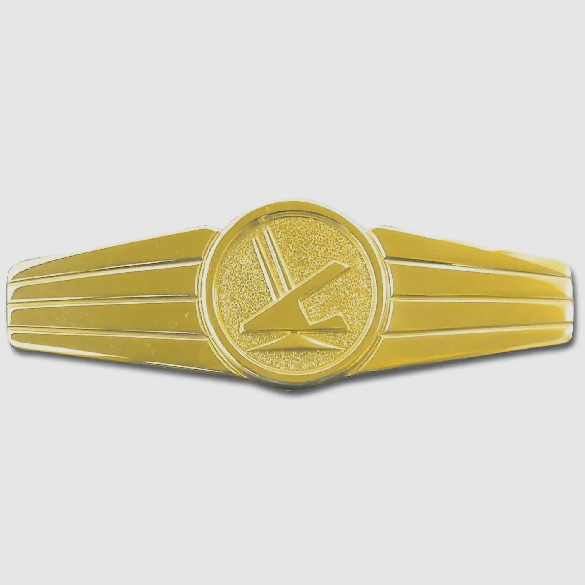 Bundeswehr Original Insignia Original Bundeswehr BW Personal de Seguridad Metal Dorado Antiguo