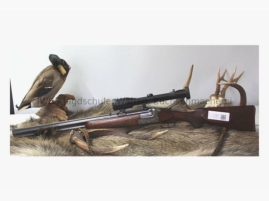 Merkel bolt-action rifle Q1 with Zeiss Diatal 7x65R; 12/70