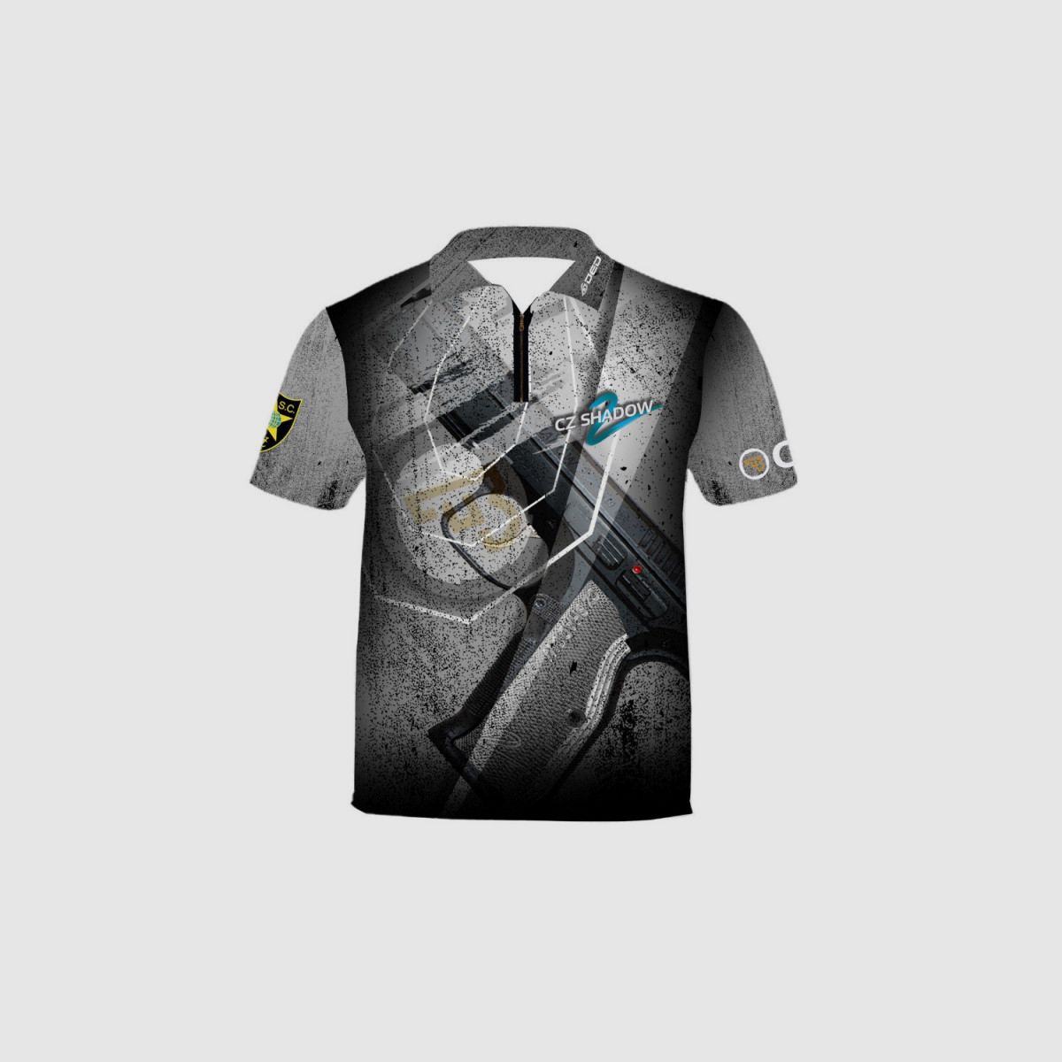 DED CZ Shadow 2 Szare T-shirt, rozmiar: 3XL, Nazwa niestandardowa: Brak nazwy, Typ odzieży: Regular (Mężczyźni), zdjęcie 1 z 3