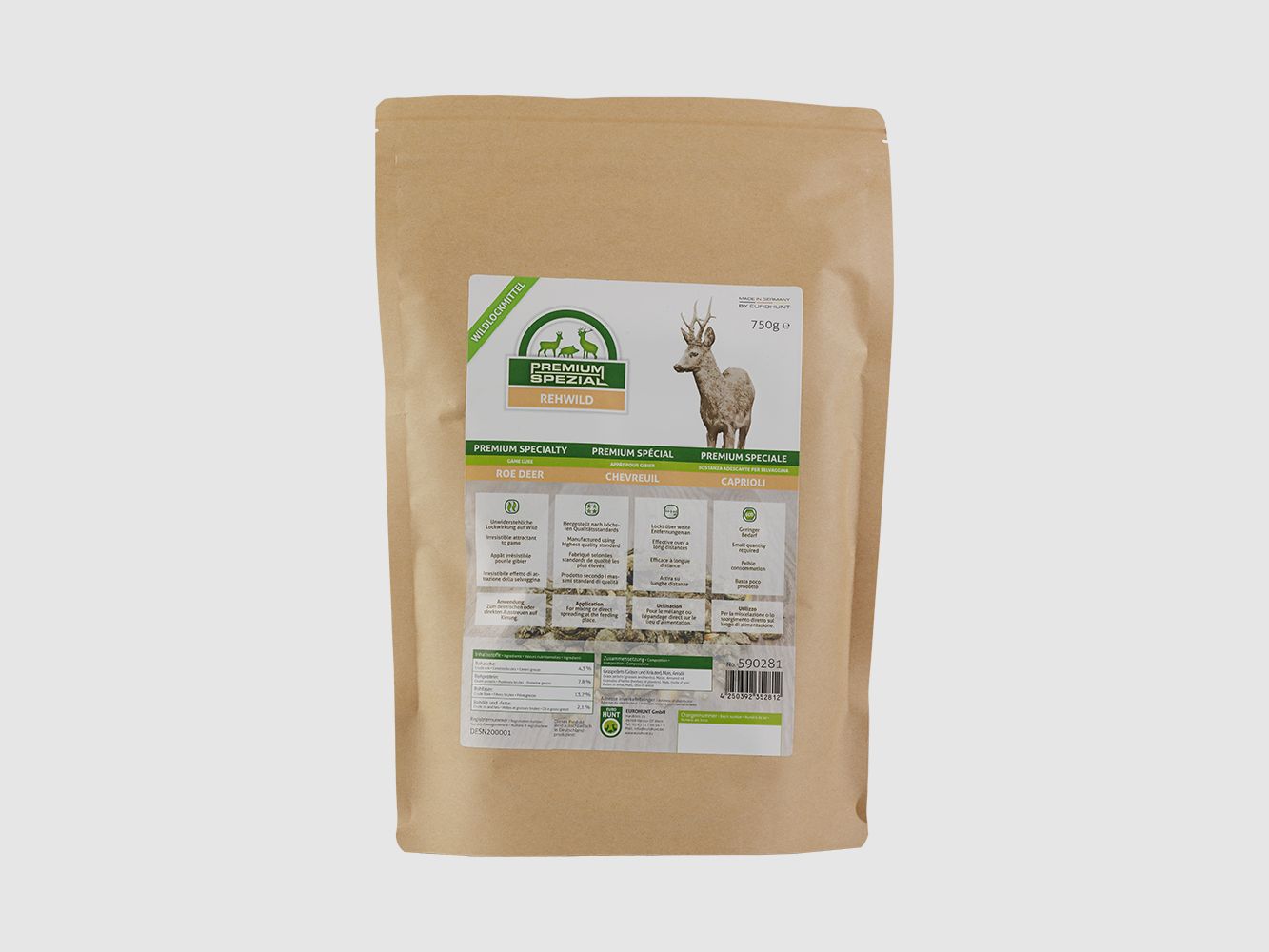 EUROHUNT Premium Spezial Anziehungsmittel Reh 750g - Hochleistungs-Geruchsköder, Bild 1 von 8