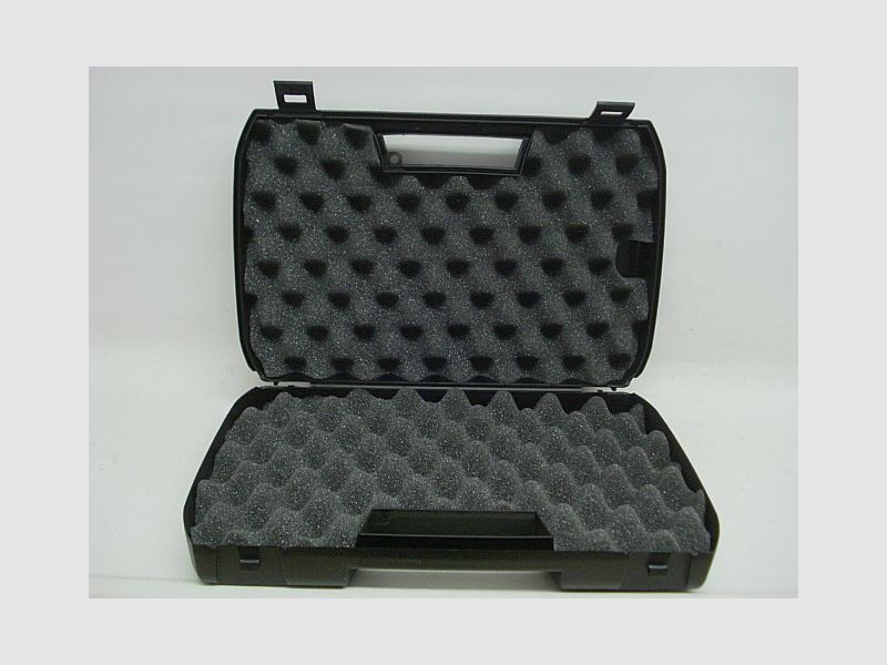 Pistolenkoffer M - schwarzer Kunststoff