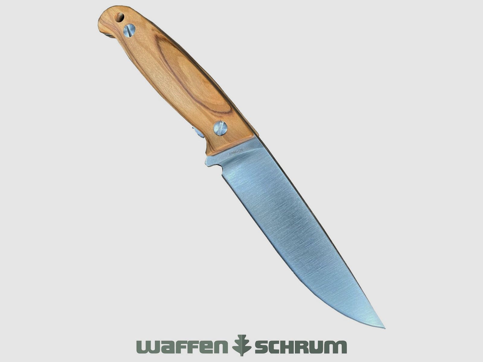 Original Wanger WOC II Plus in legno d'olivo Lunghezza lama: 11,5 cm Fodero in Kydex
