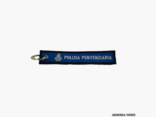 POLIZEI PENITENZIARIA – SCHLÜSSELANHÄNGER AUS BESTICKTEM STOFF