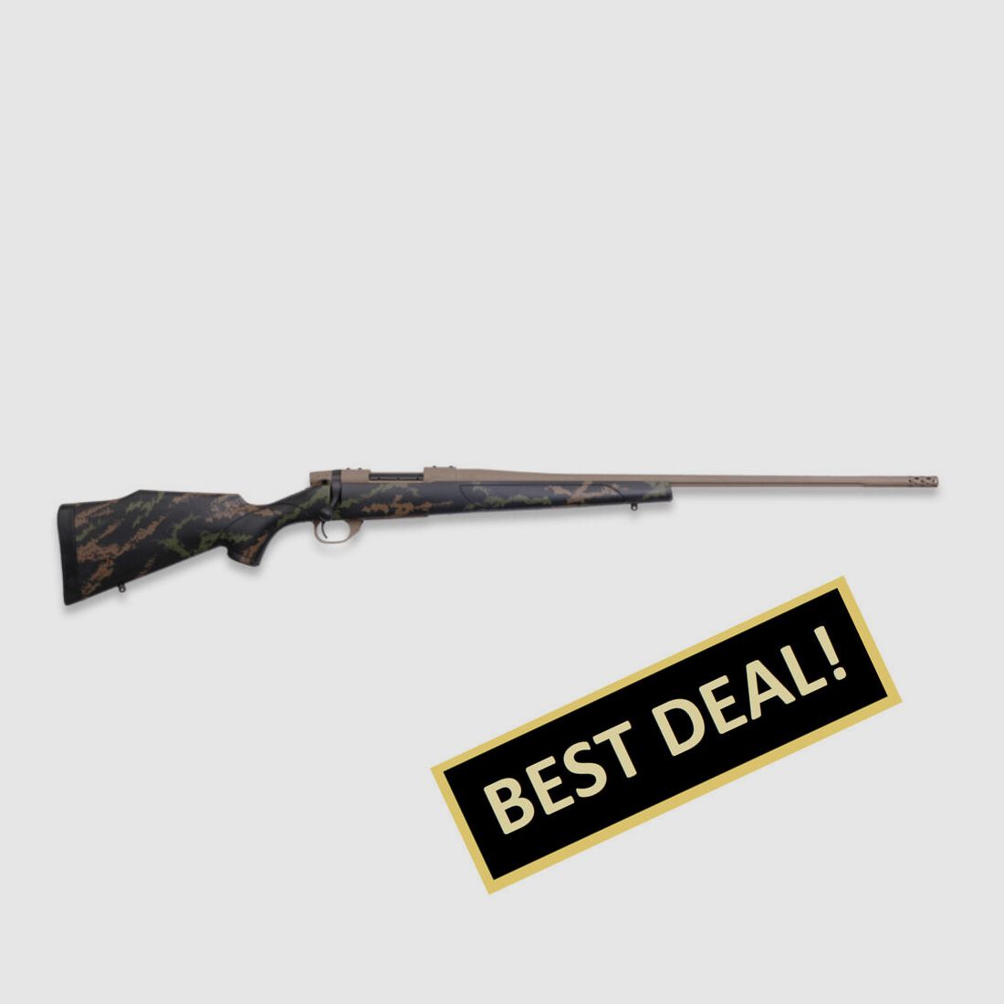Weatherby VANGUARD HIGH COUNTRY .30-06 SPRING 24"/61CM FLUTED FDE CERAKOTE 1/2"-28