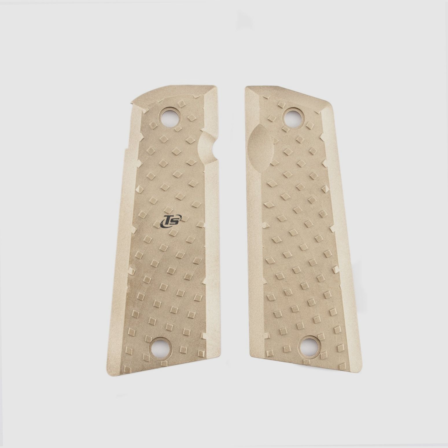 Kurze Griffe - Vibram-Modell - TONI SYSTEM /  Short grips - Vibram model - TONI SYSTEM *  ITEM CODE GO1911VC-BR