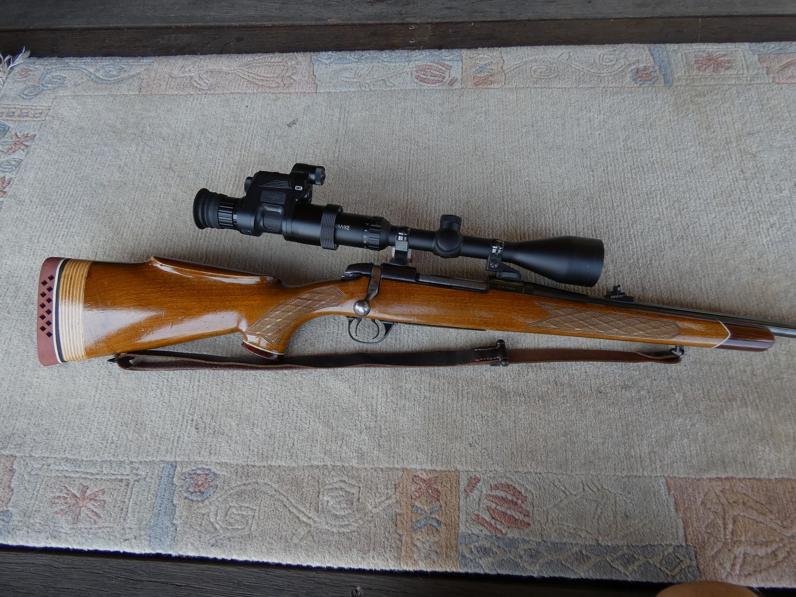 BSA bolt-action rifle 243 Win. with scope