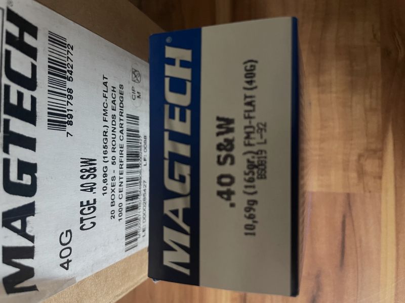 1.000 Schuss Magtech .40 S&W 165 gr. TOP!