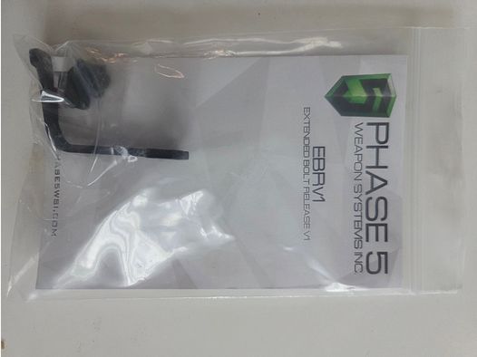 Phase 5 Liberación de Cerrojo AR - Bolt Release