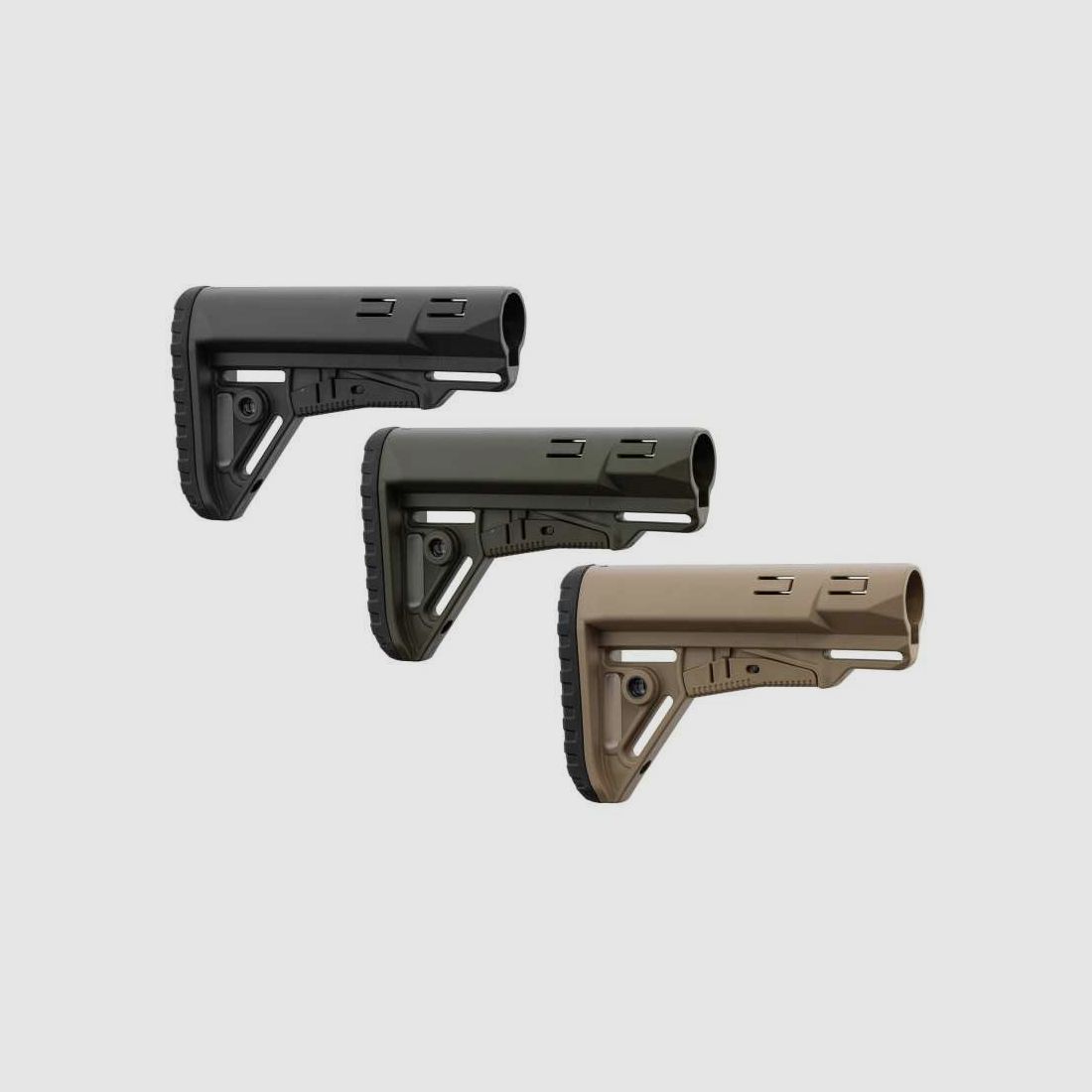 Schaft AR15 DLG TACTICAL TBS SHARP Milspec - TAN, Bild 1 von 10