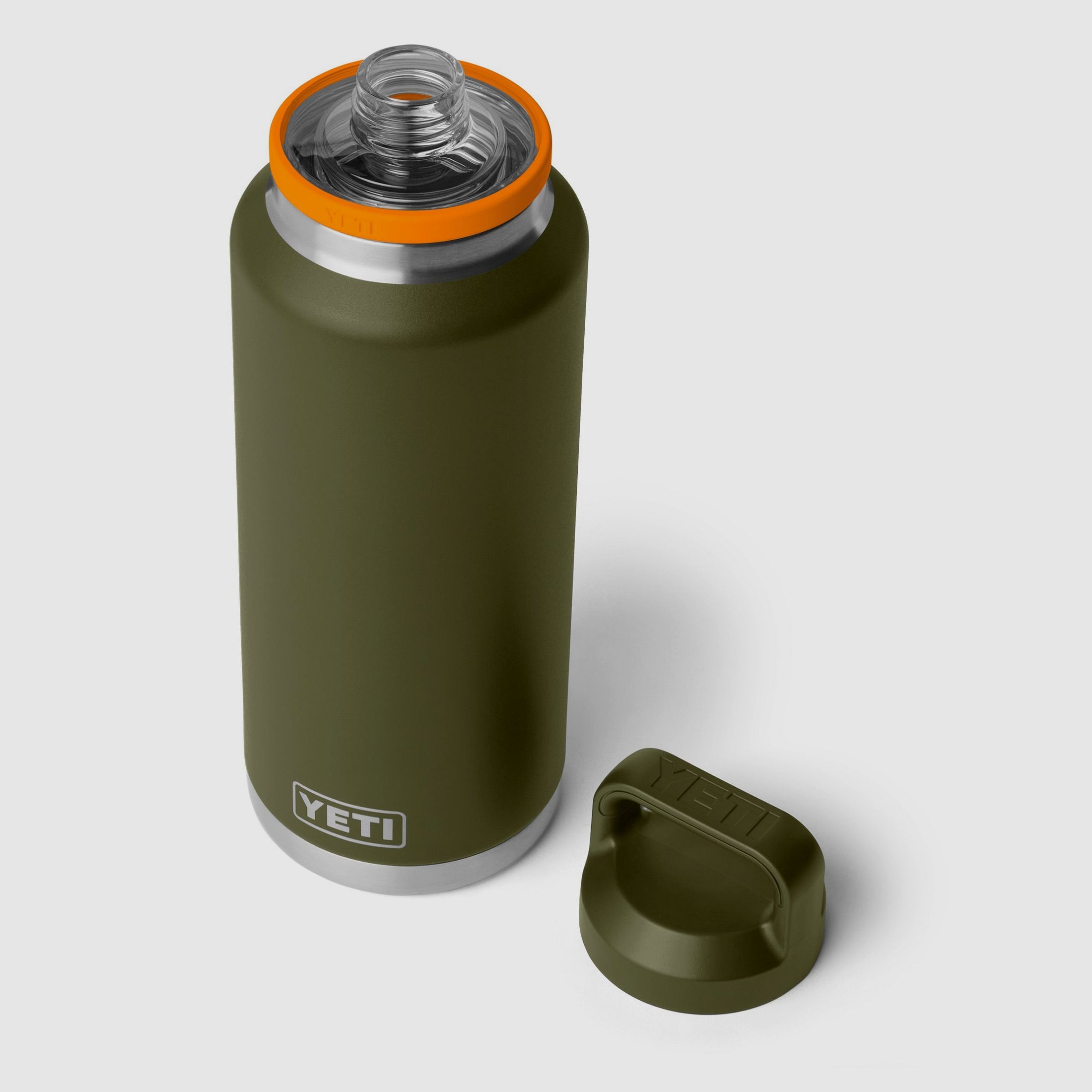 YETI® Flasche Rambler 46 OZ - Olive/King Crab Orange, Bild 3 von 4