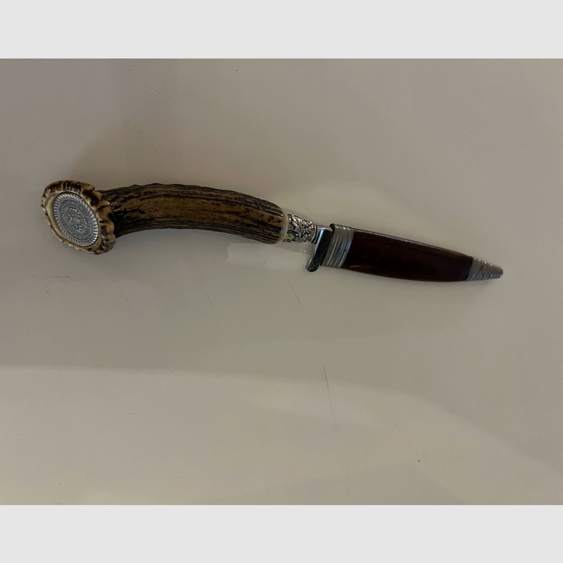 Original Jagdmesser Linder Classic, Solingen, Deutschland, Sammlerstück