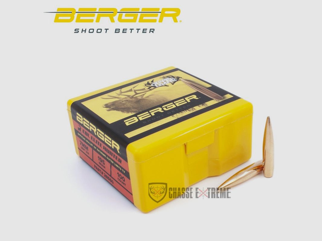 100 Geschosse BERGER Kal 7mm 195gr Elite Hunter, Bild 2 von 2