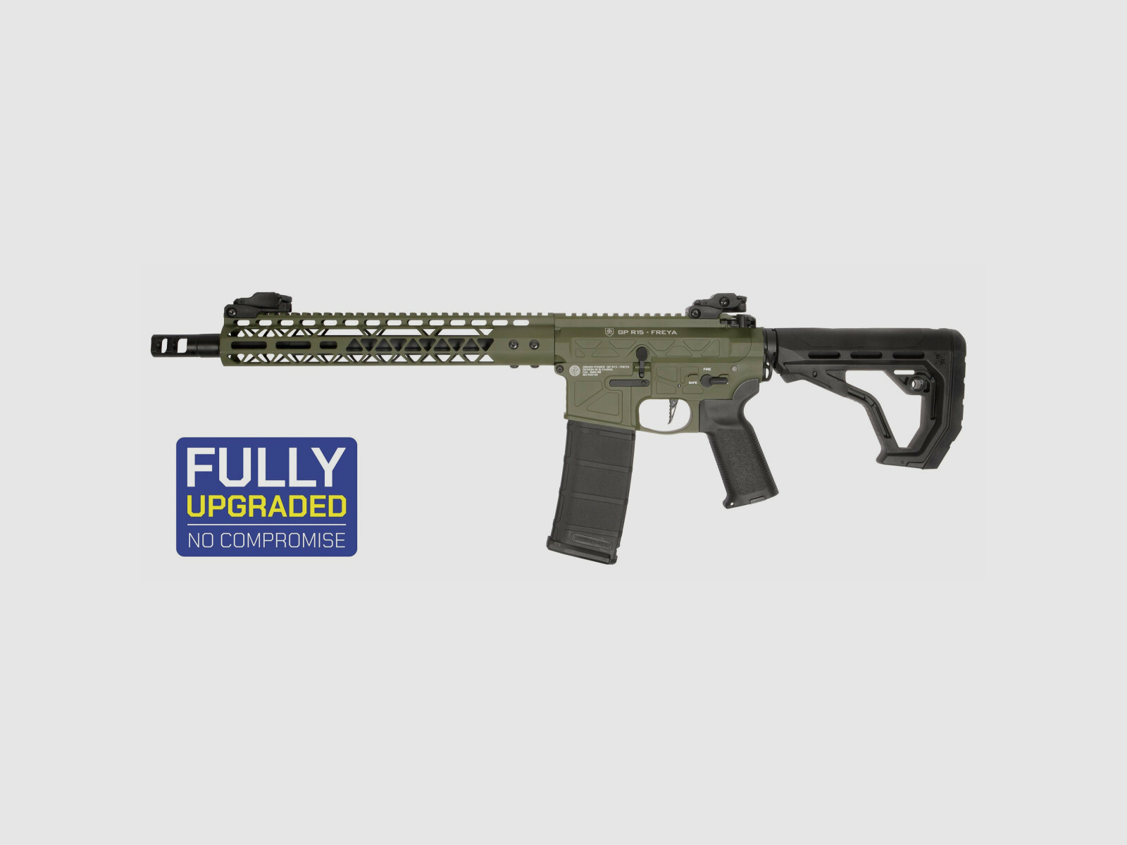 GP R15 FREYA Skeleton 13" gen.2 Mlok FREYA ALPHA Oliv S-AEG Frei ab 18 Jahren | Delta Armory
