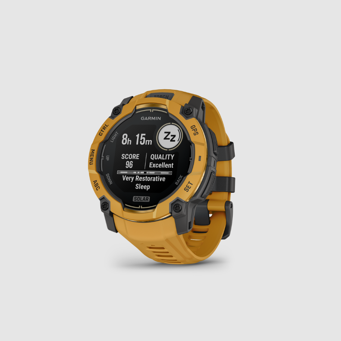 Garmin Instinct 3 Solar – Alpine Rush Edition 50 mm, afbeelding 3 van 7