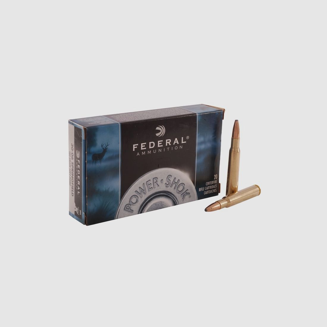 Federal Power-Shok .30-06 Sprg. 180GR JSP 20 Patronen