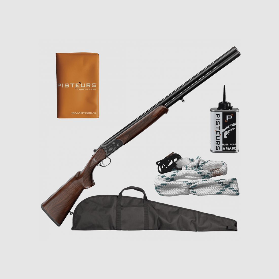 Pack Jäger! Country Flinte Kal.20/76 Lauf 71cm + Futteral + Reinigung + Tragegurt, Bild 2 von 2
