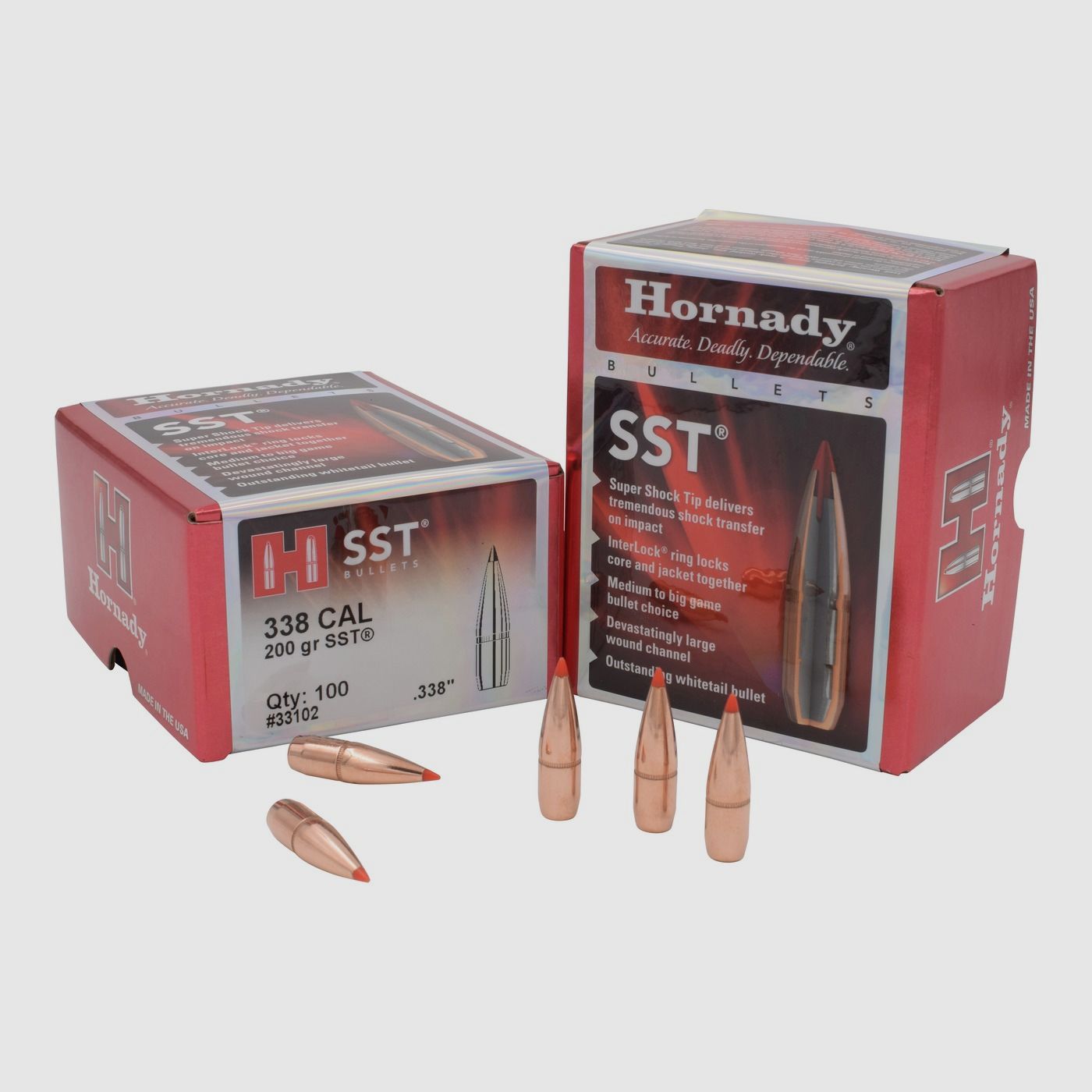 Hornady BULLETS .338/.338 200GR SST – 100 pcs.