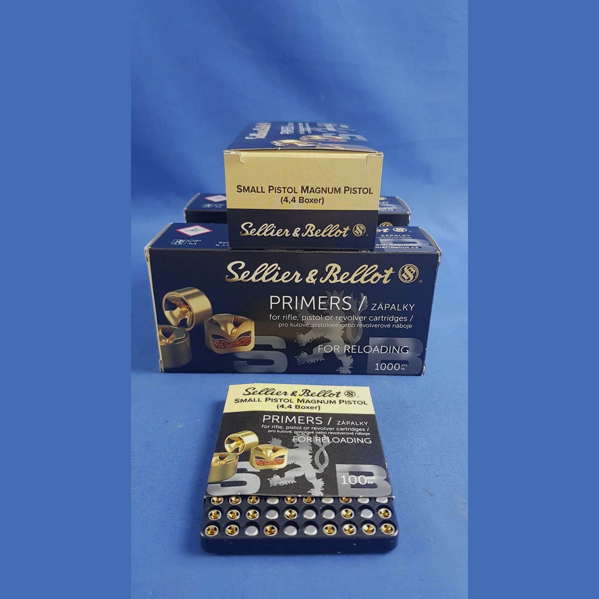 Sellier & Bellot Zündhütchen 4,4 Small Pistol Magnum (4,4 Boxer)