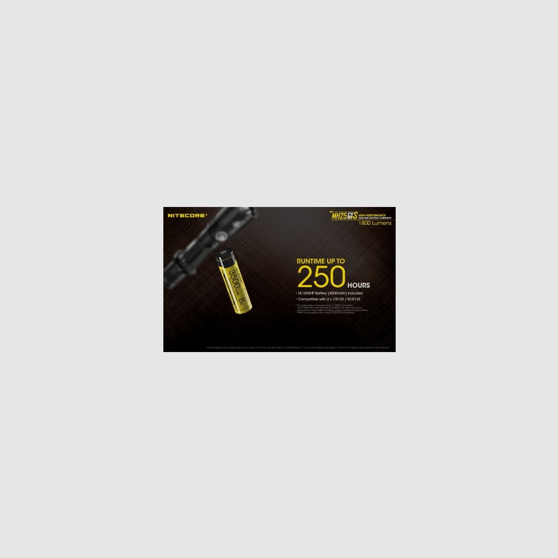 Lampe torche Nitecore MH25GTS 1800 lumens, image 7 sur 21