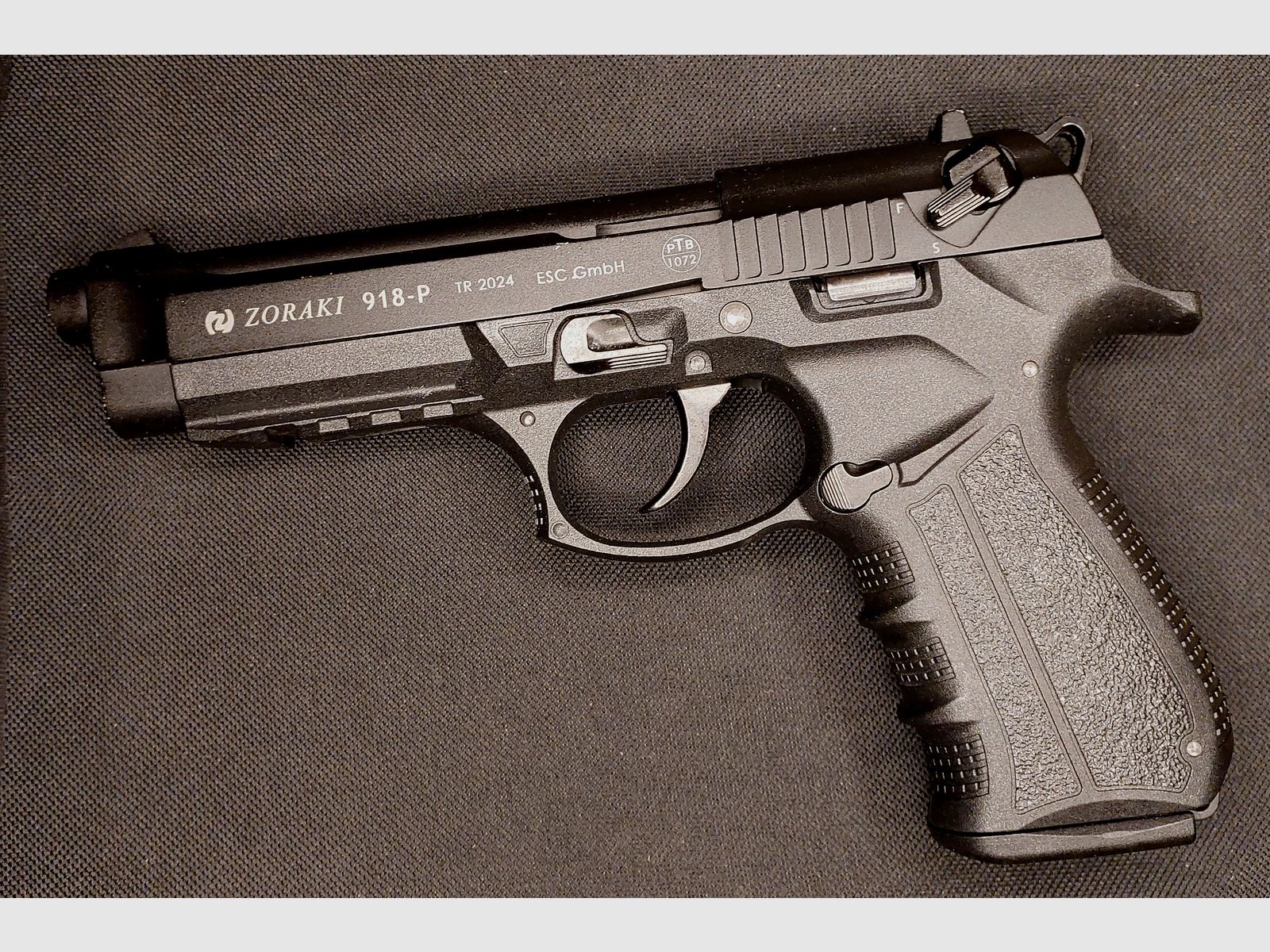 Zoraki 918-P TR-2024 9mm P.A.K. brüniert (PTB 1072) neuwertig Z 918 neuwertig