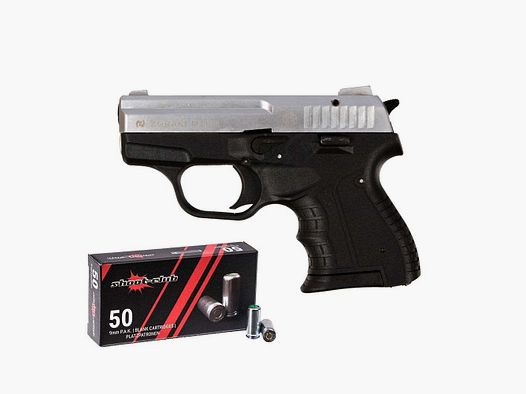 Zoraki Zoraki 906 matte/chrome - Set including shoot-club ammunition