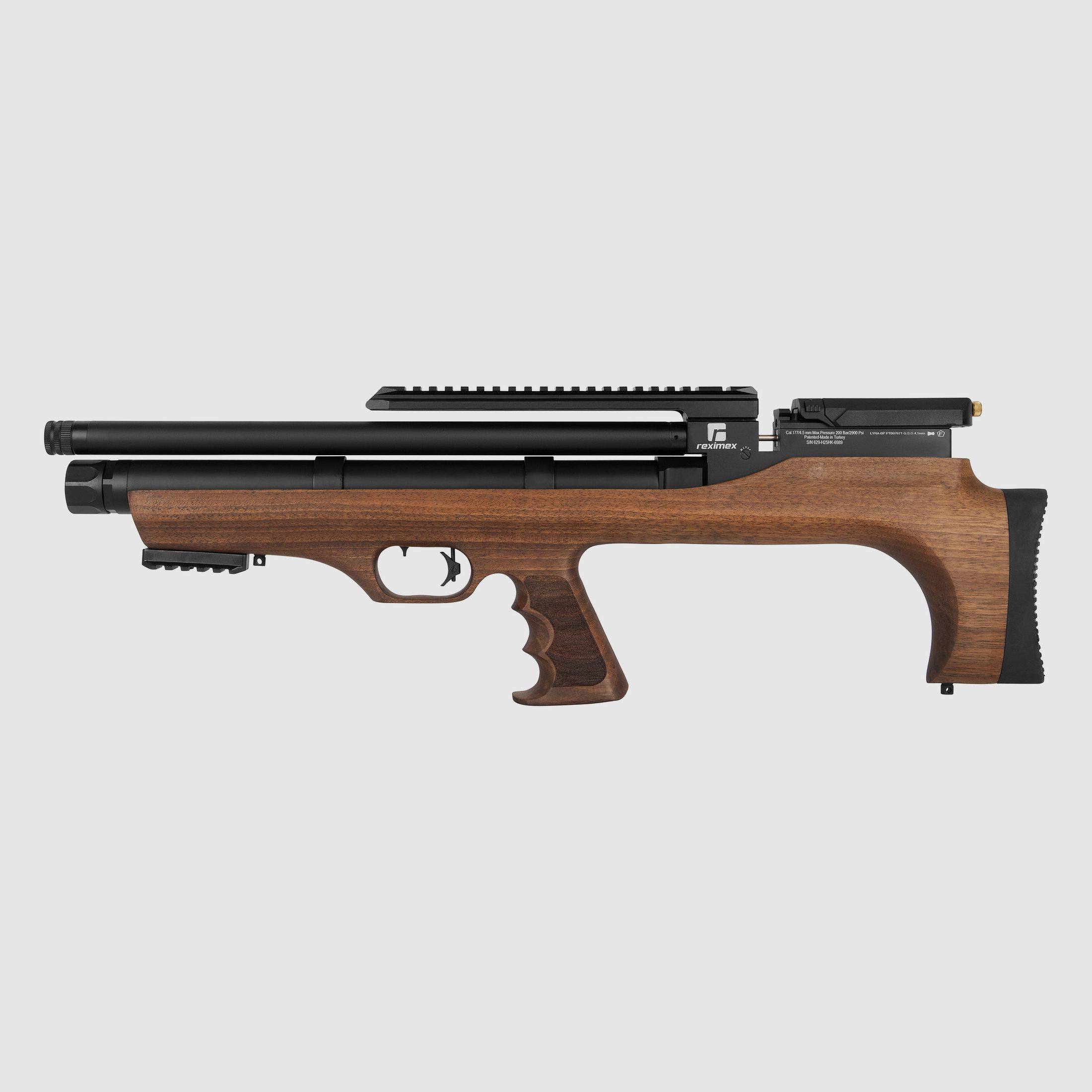 Reximex Lyra-BP Walnuss 4,5mm - Druckluft Pressluft | PCP