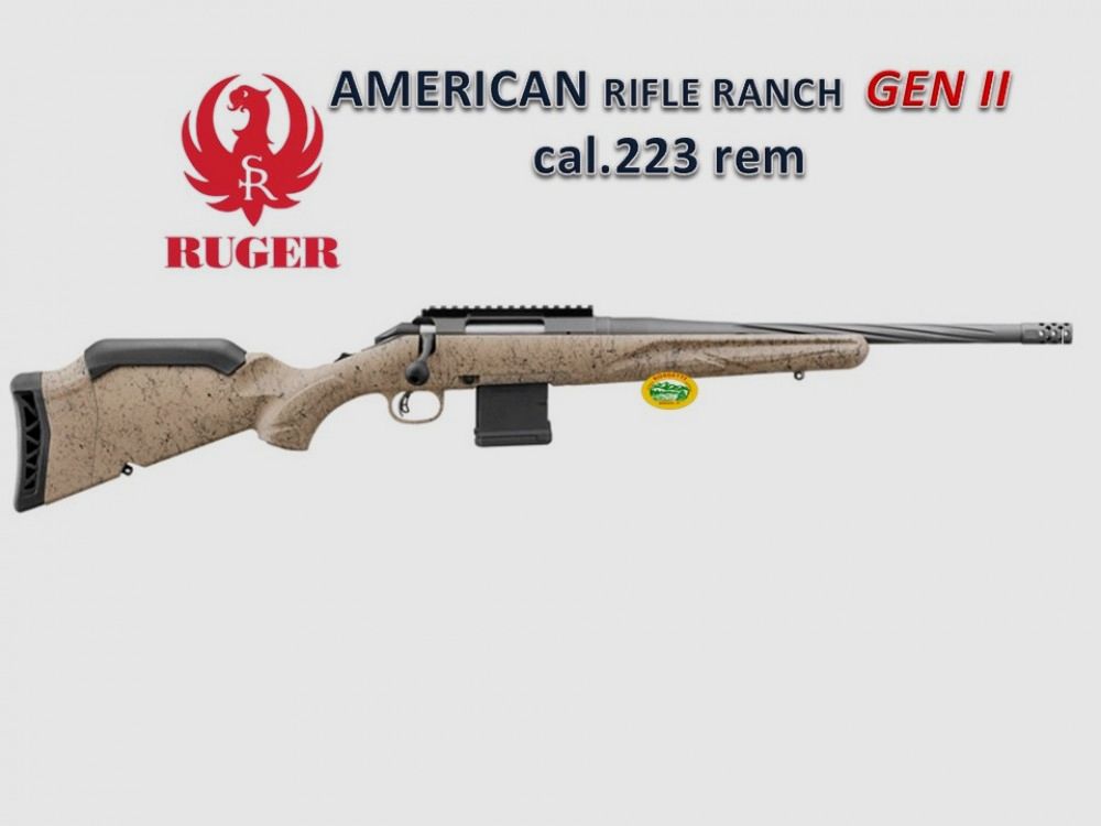 RUGER American Ranch Gen.II Kal.223 rem
