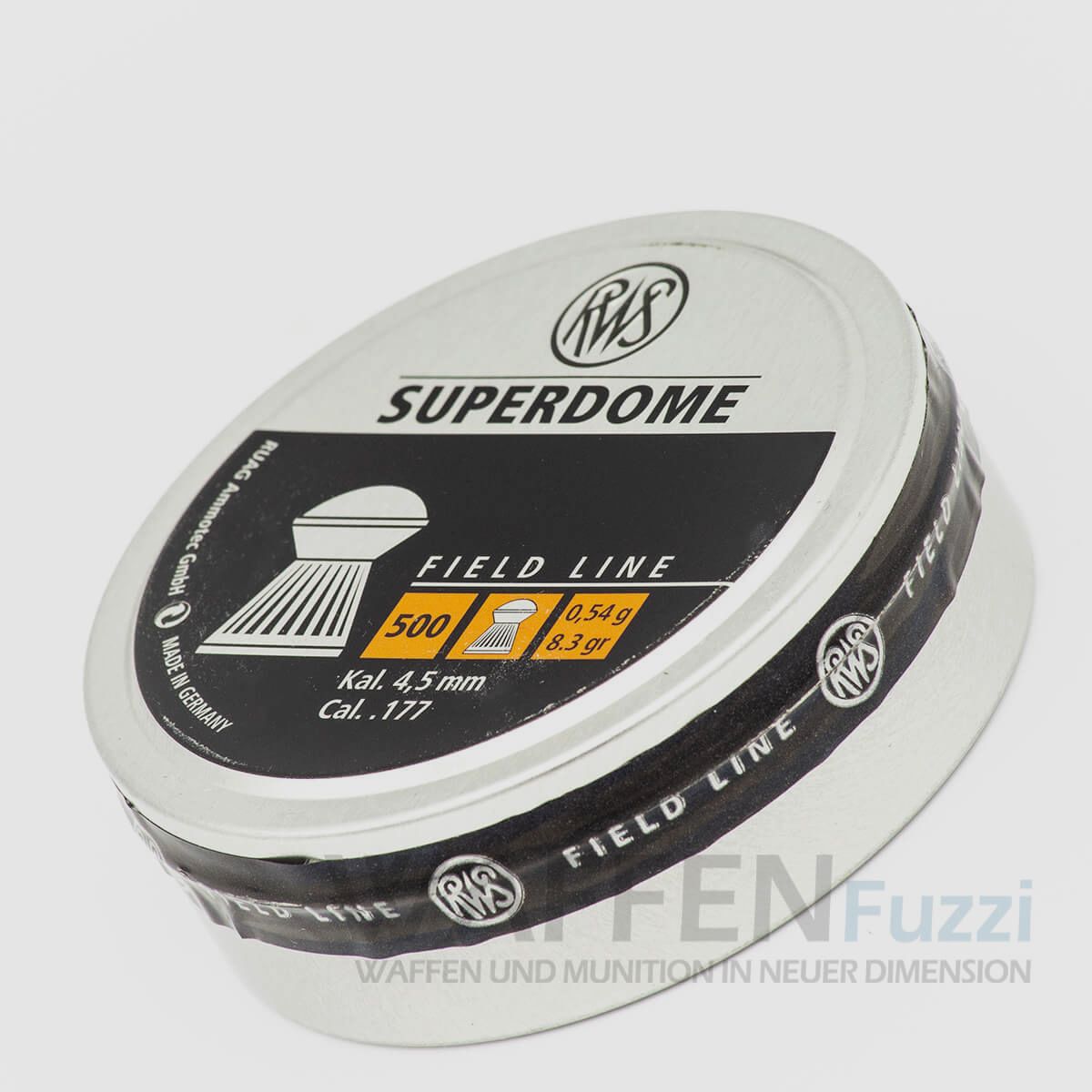 RWS Superdome Rundkopf Field Line 500 Stk. Kaliber 4,5mm