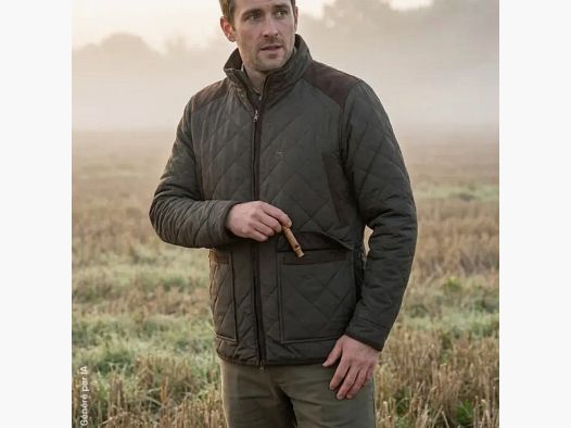 Veste matelassée Verney Carron La Ligne Boisgentil marron
