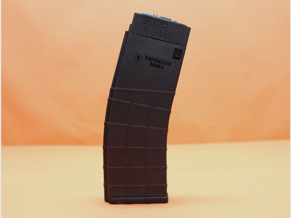 Tippmann	 Tippmann M4-22: Magazin Tippmann 25-Schuss .22lr Polymer schwarz (lange Ausführung)