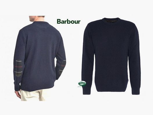 BARBOUR Maglia girocollo Holden colore blu
